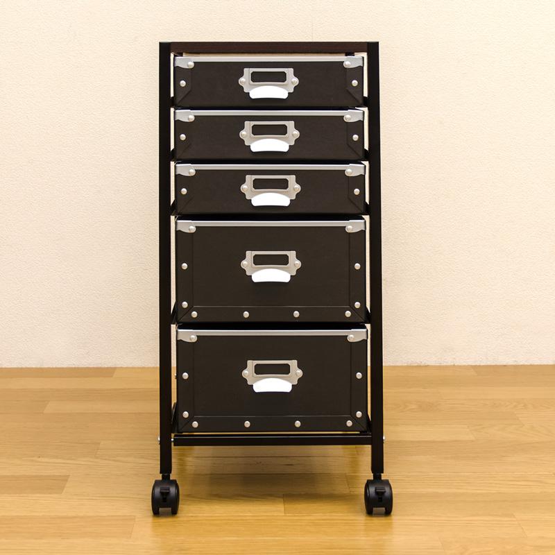 Popan 収納チェスト 5段 BR/WH | メイツウEC