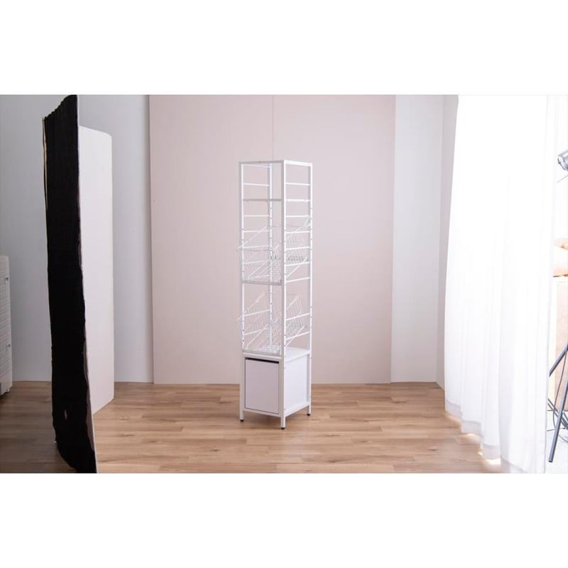 【送料無料】【幅32cm】Sally 引き出し付きランドリーバスケット ラック 幅32cm】Sally 引き出し付きランドリーバスケット ハイタイプ | メイツウEC