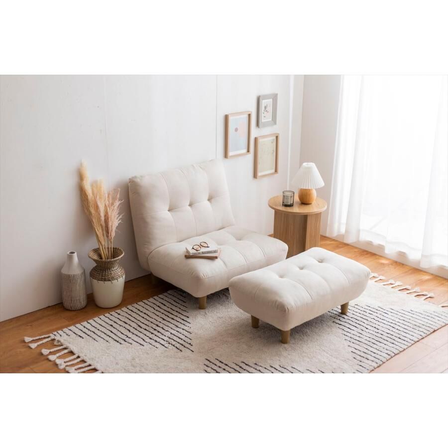 Moln オットマン付き 一人掛けソファ 高品質 ソファセット Moln
