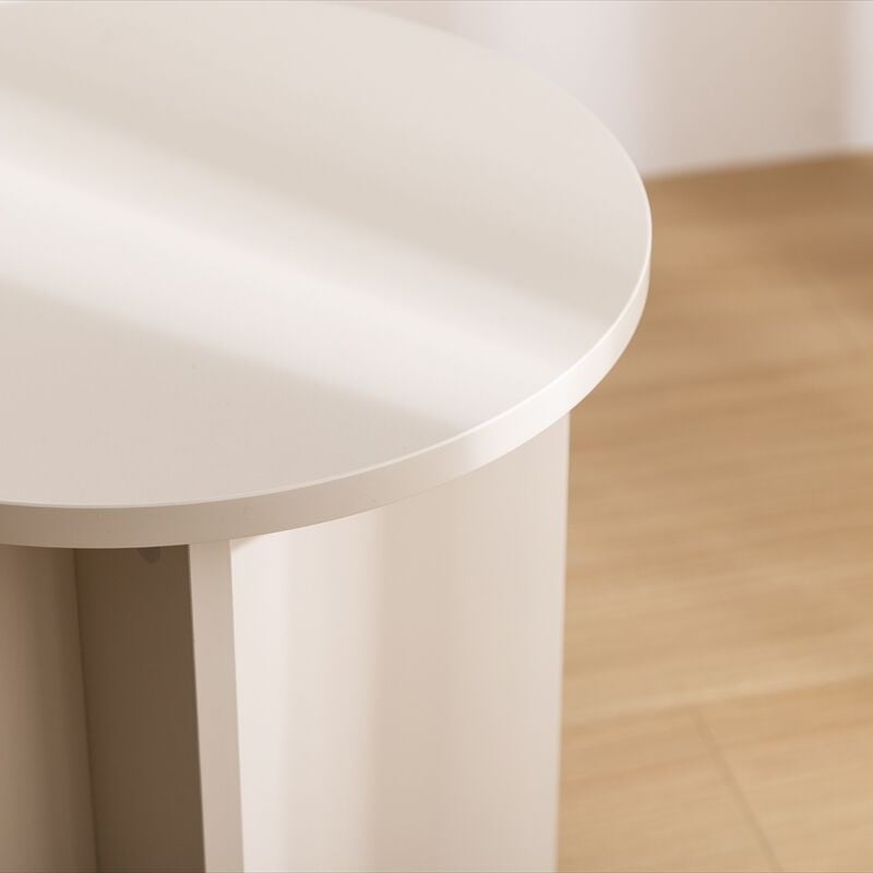 イハナラウンドテーブル TRD-08T40　サイドテーブル　テーブル 天然木ユーカリ 高級感のあるツヤ仕上げ ガーデンテーブル 直径40cm