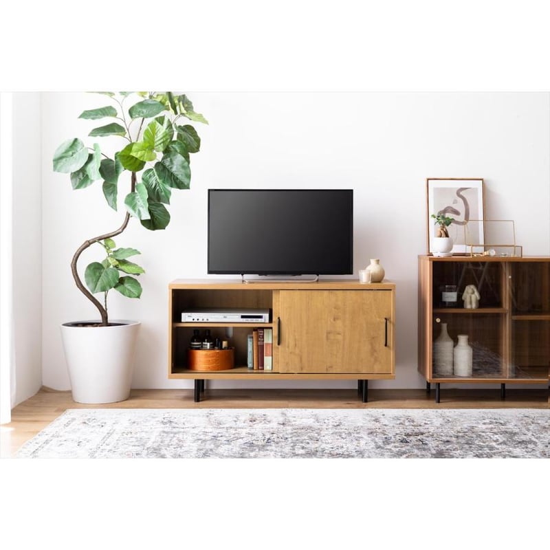【幅110cm】Illumina テレビ台　ブラウン 幅110cm】Illumina テレビ台ブラウン