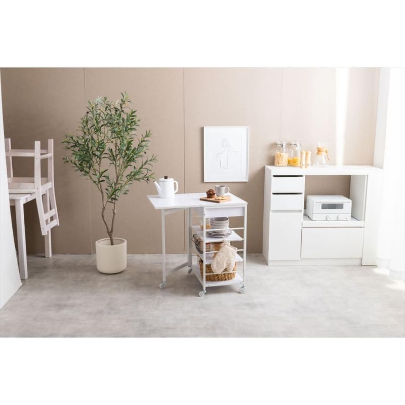 cammy キッチンワゴン Cammy キャミー キッチンワゴン キッチンラック キャスター付き