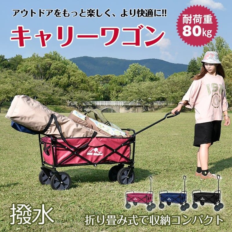 折りたたみ式キャリーワゴン キャリーカート 耐荷重80kg | メイツウEC
