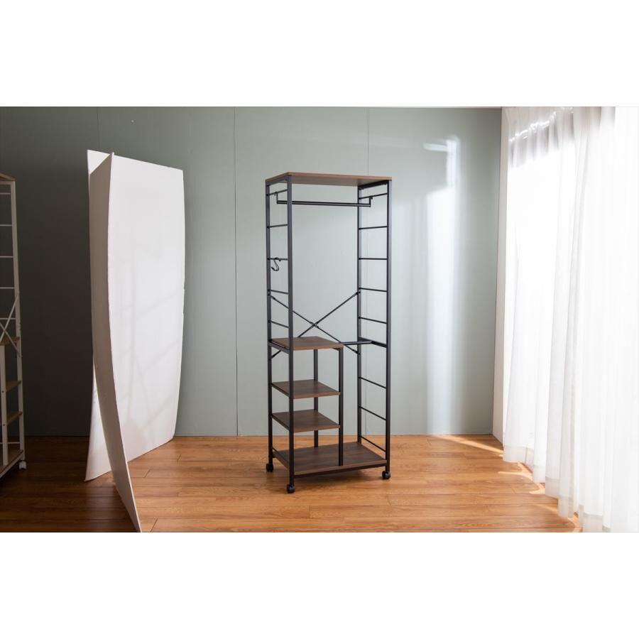 歳末感謝セール】【幅60cm】Tito 棚付きハンガーラック | メイツウEC