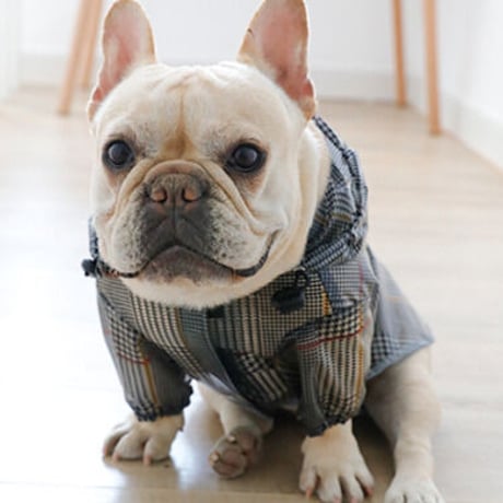◆超可愛いペット服☆犬服◆レインコート◆チェック