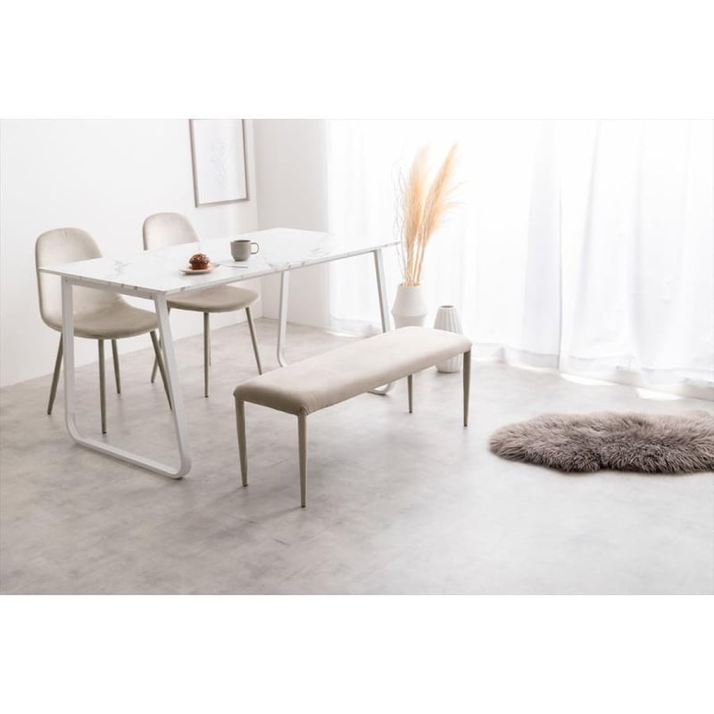 単品】Panada ベロアダイニングベンチ | メイツウEC 