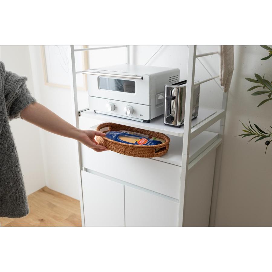 歳末感謝セール】【幅60cm】Basurero ゴミ箱付きキッチンラック