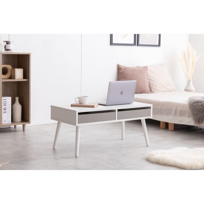 幅80cm】Rasia 引き出し付きセンターテーブル | メイツウEC 