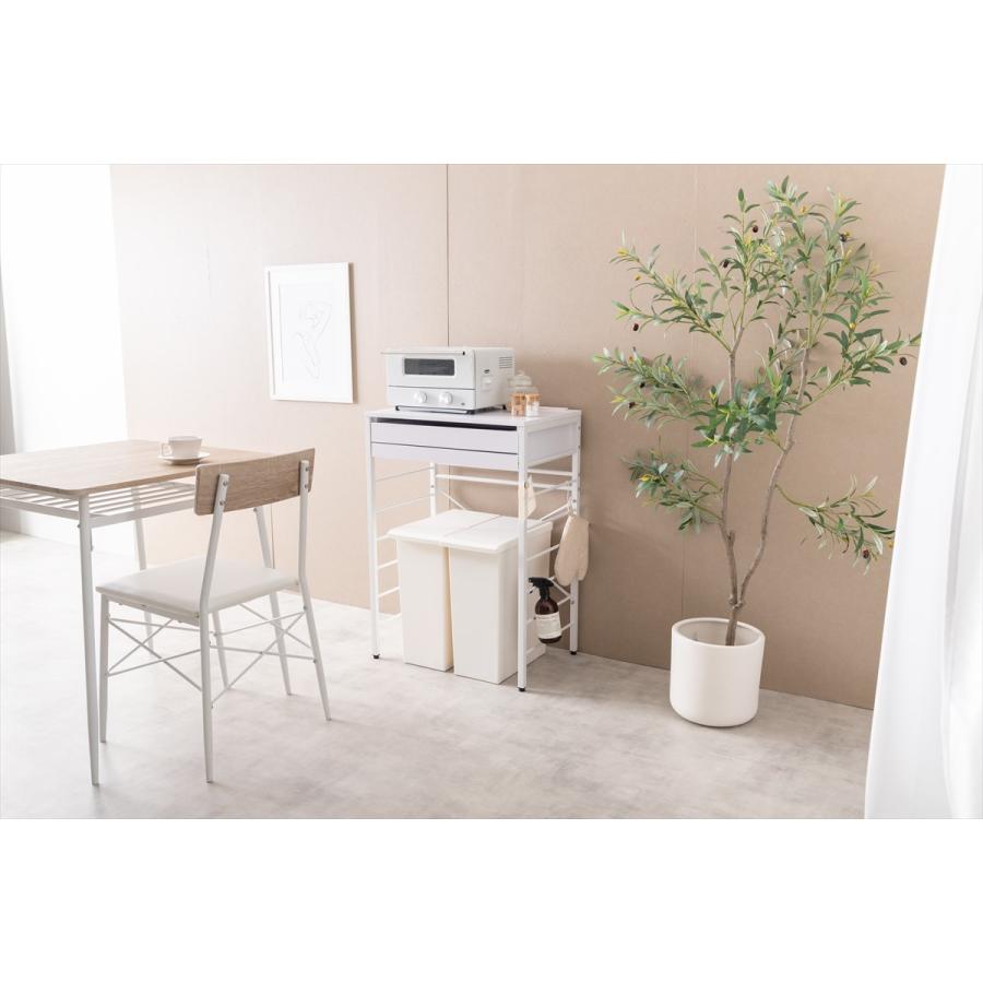 幅60cm】Cammy ゴミ箱上レンジラック ロータイプ | メイツウEC