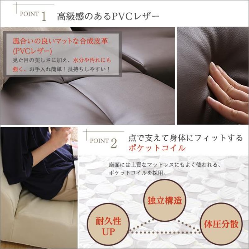 PVCレザー リビングダイニング ソファ【SHUNgiTE - シュンガイト PVCレザー リビングダイニング ソファ【SHUNgiTE - シュンガイト