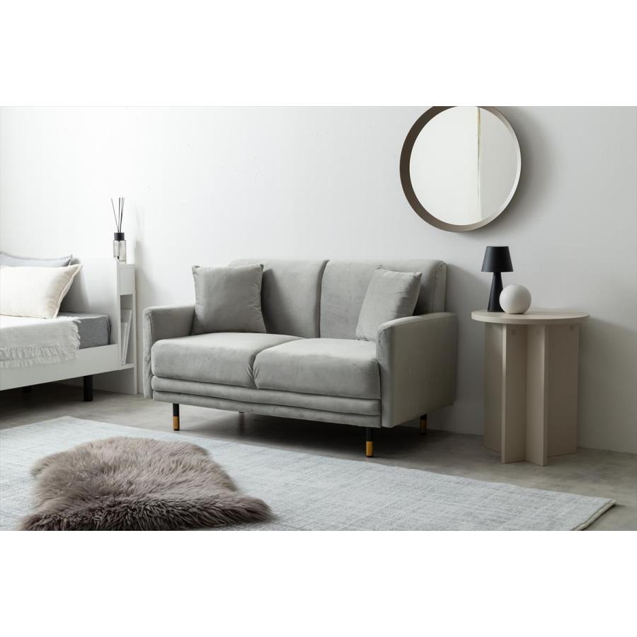 Ami 2人掛けコンパクトベロアソファ | メイツウEC