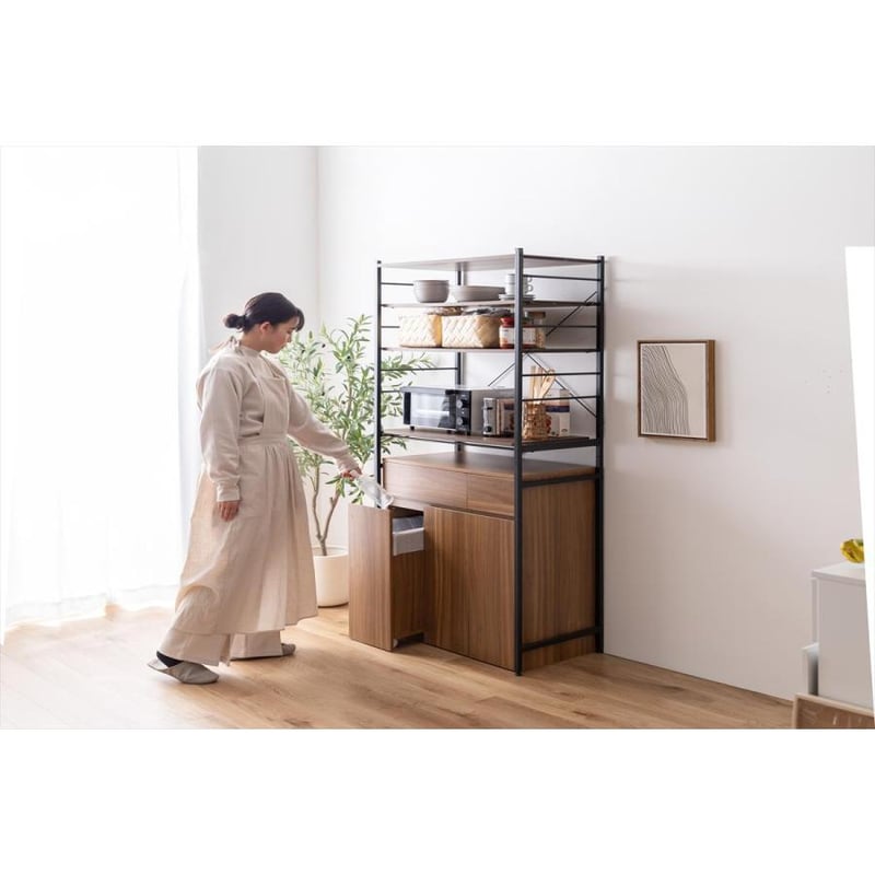 幅56cm】Basurero ゴミ箱付きキッチンカウンター | メイツウEC