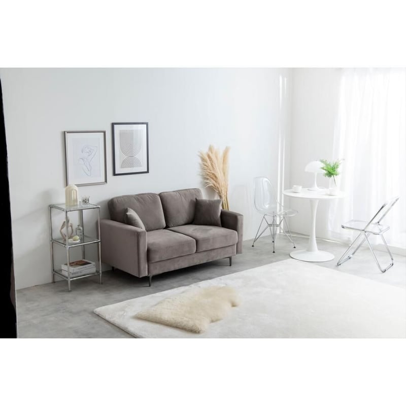 秋のスマイルフェア】Ally 2人掛けベロアソファ | メイツウEC