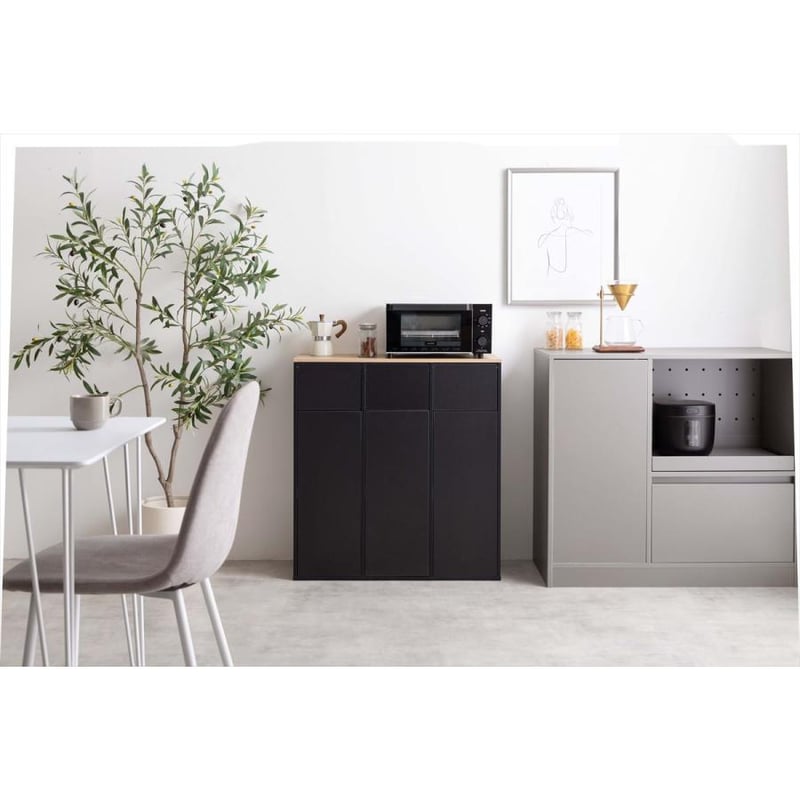 幅74.5cm】Toy 3連式ゴミ箱 | メイツウEC