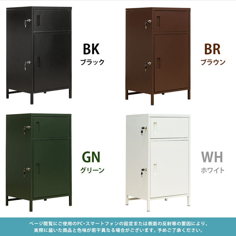 【新品・送料無料】DELIO　宅配ボックス大容量1ドア　BK/BR/GN/WH DELIO 宅配ボックス大容量1ドア 置き配 BK/WH/BR/GN