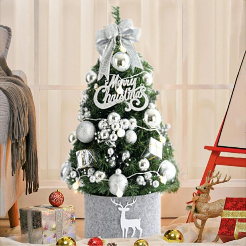 ✨クリスマスツリー飾り✨造花 オーナメント リース 12個 (シルバー) クリスマスツリー ブルー シルバー | メイツウEC