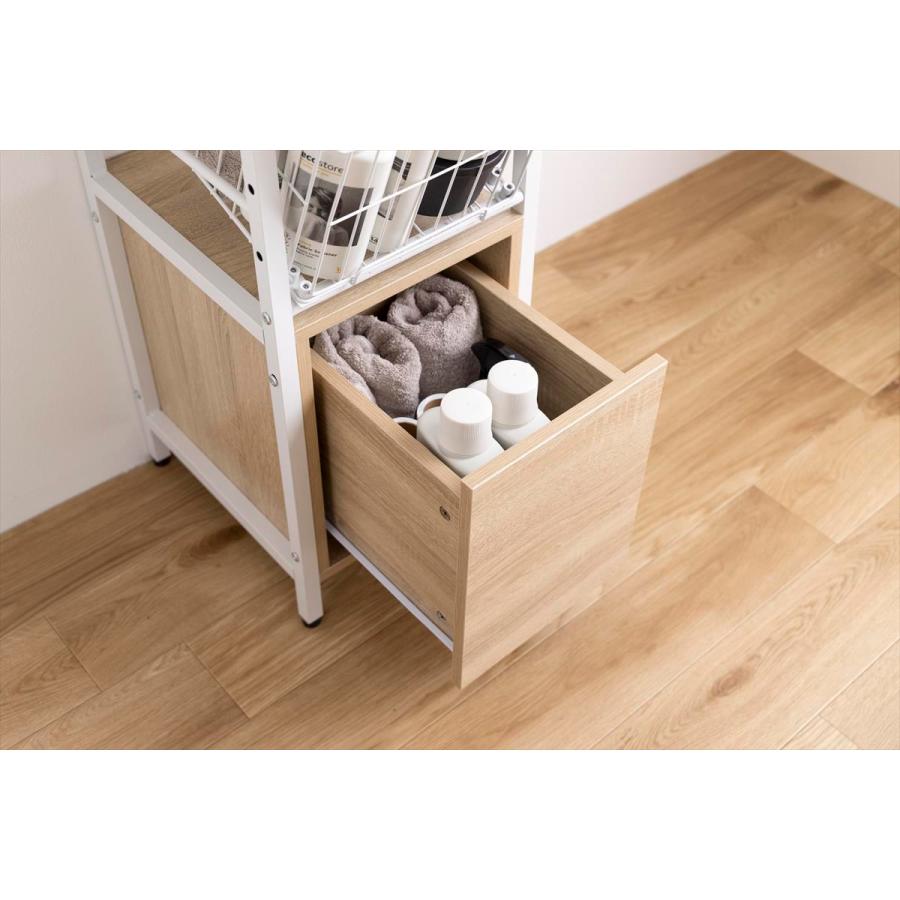 【送料無料】【幅32cm】Sally 引き出し付きランドリーバスケット ラック 楽天市場】ランドリーラック ランドリーバスケット 洗濯機 隙間