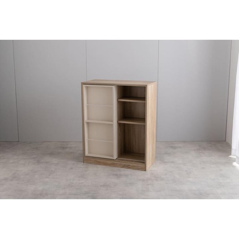 Mysa 本棚　スライド棚 幅71cm】Mysa スライド収納付本棚ラック | メイツウEC