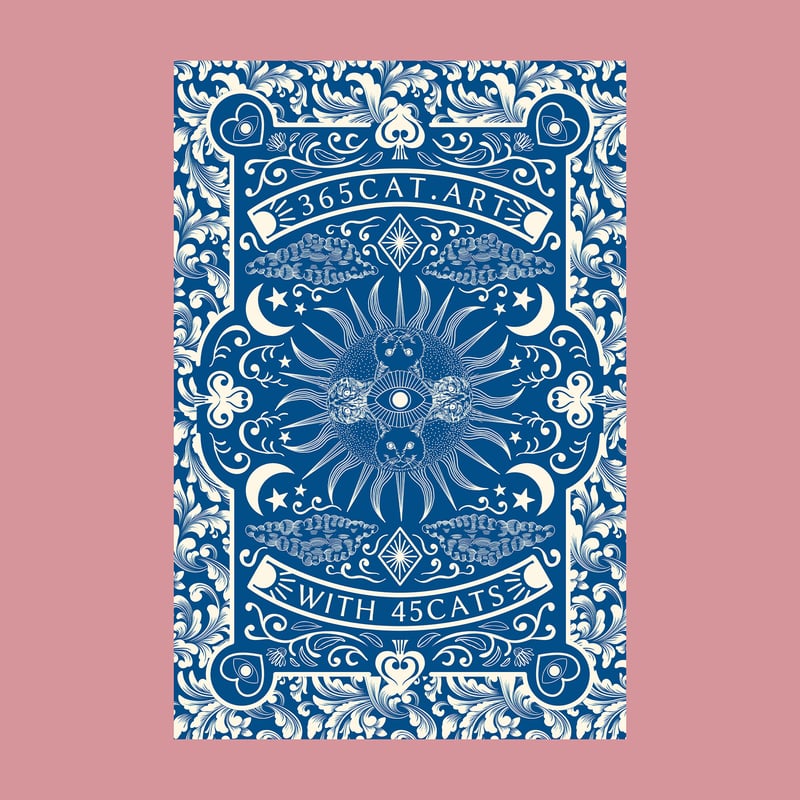 にゃんにゃん猫トランプケースデータ | Design Store of Orie Kawamura