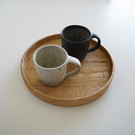 未使用❤️希少　山岸厚夫　漆 木製　粗挽き　銘々皿　5枚セット　約16.5x3.5 未使用❤️希少 山岸厚夫 漆 木製 粗挽き 銘々皿 5枚セット 約16.5x3.5