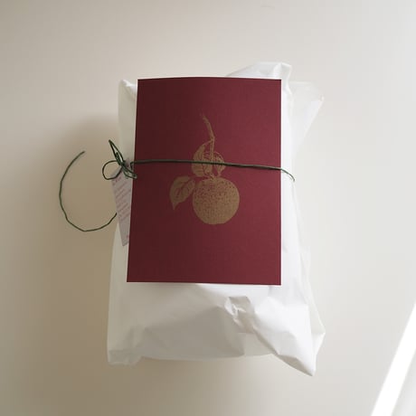 Postcard No.2　Apple / Elk / Pinecones／etohako
