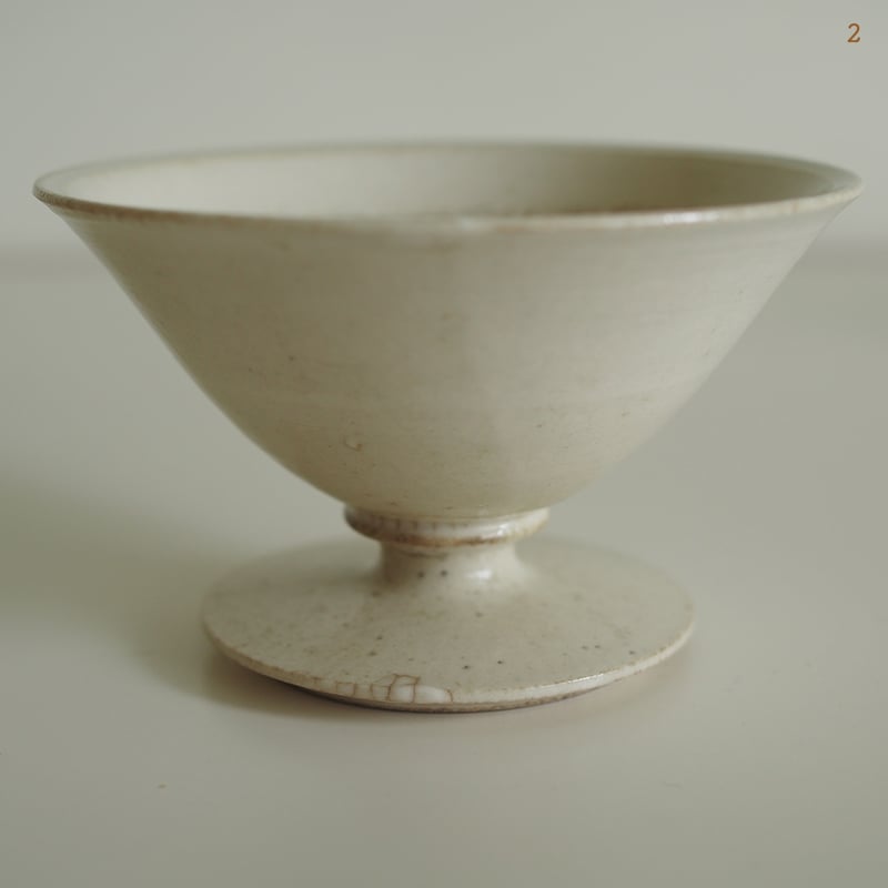 畠山雄介 ミルクピッチャー ゴブレット 白い器 陶器 器 作家