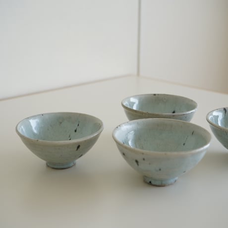 藁白釉　飯碗/竹本ゆき子