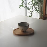 お茶皿　楕円/片田学