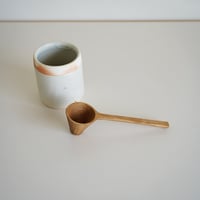 長いコーヒーメジャー（栗/くるみ）/石引治