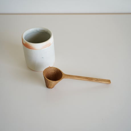 長いコーヒーメジャー（栗/くるみ）/石引治