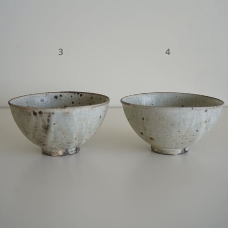 粉引灰釉　丼/竹本ゆき子