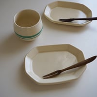 八角オーバル小皿／小谷田潤