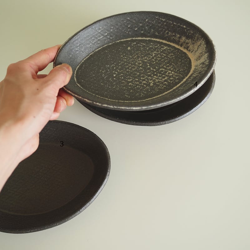 菱紋オーバル皿（耐熱）/小谷田潤 | やまいち