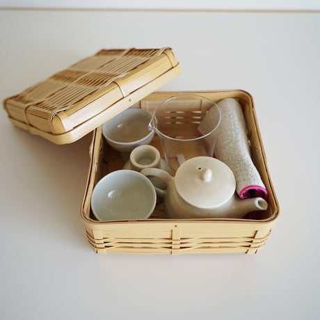 雨絣（正方M 蓋あり）