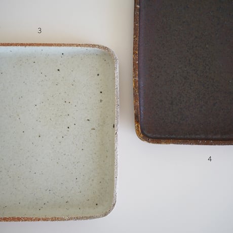 皿(角) / 壷田和宏・亜矢