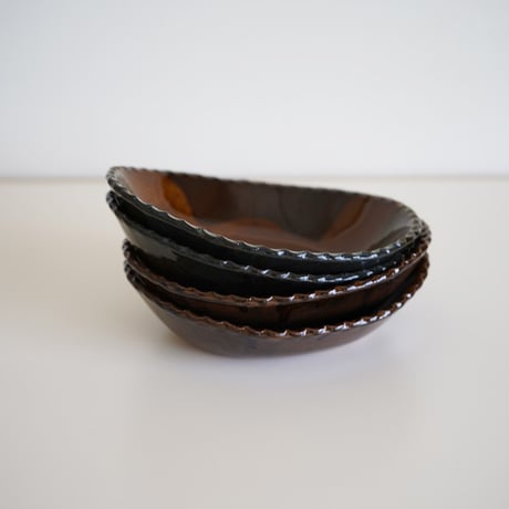 茶道具 懐石道具 箕向付 五客 太古窯 今井雄基 造 向付 茶道具 懐石