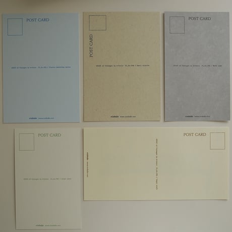 Card set　STUDY of Vintages in k-tools／etohako