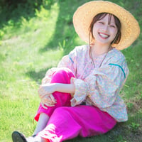 noon blouse flower pink