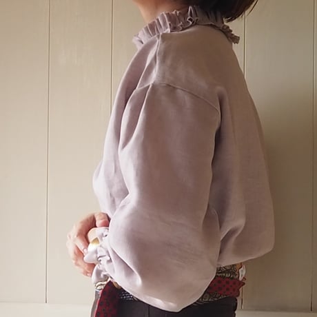 ■cafe blouse　mauve