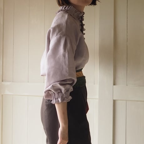 ■cafe blouse　mauve