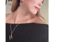 Paris購入♪ ENAYIM Designチャーム♪アルファベットネックレス☆H ☆