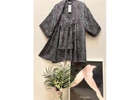 フランス発♪人気ランジェリーブランド♪Etam♪エタム♪ペーズリー柄ナイトローブ＆キャミセット♪