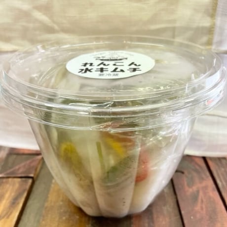 美肌に！飲むキムチ　　　　　　　　れんこん水キムチ650ｇ 물김치