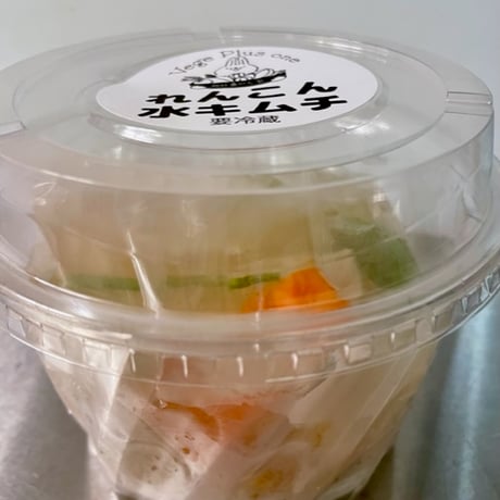 美肌に！飲むキムチ　　　　　　　　れんこん水キムチ280ｇ 물김치  （お試しサイズ）