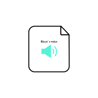 はじめての音声ファイルだよ
