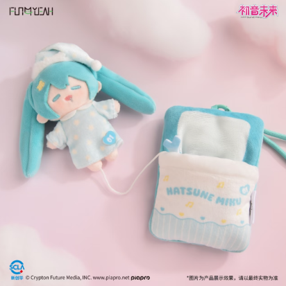 FUN4YEAH】初音ミク「甜夢シリーズ」ぬいぐるみカードホルダー