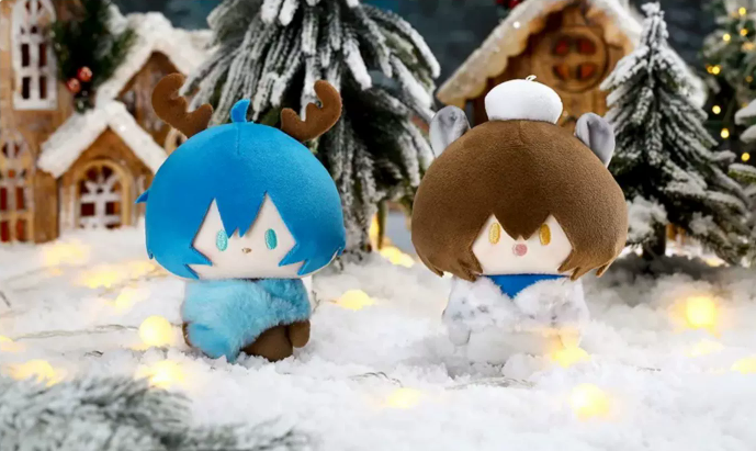 初音ミク 鏡音レン KAITO 夢的星雪夜シリーズ ぬいぐるみ 在庫品」初音ミク 夢的星雪夜シリーズ ぬいぐるみ 発送予定：7