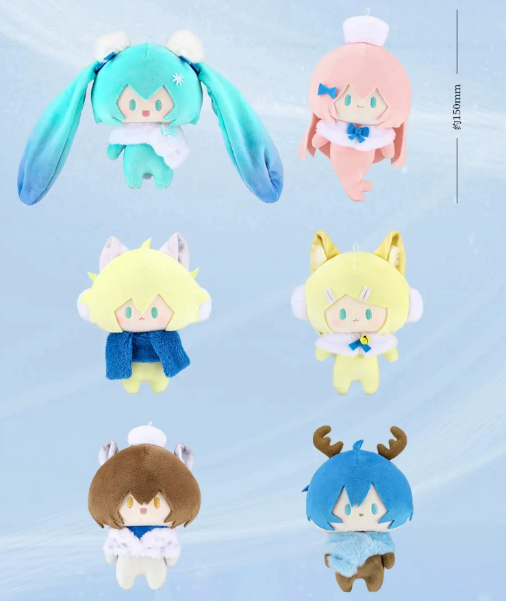 在庫品」初音ミク 夢的星雪夜シリーズ ぬいぐるみ 発送予定：7日内
