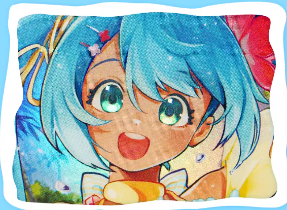 初音ミク「夏梦未来シリーズ」盛夏 缶バッジ | Nekotani