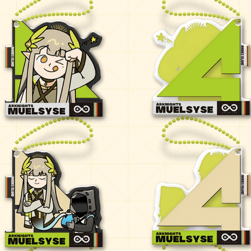 アークナイツ ミュルジス　セット 四周年」アークナイツ ミュルジス アクリルチャーム 発送予定